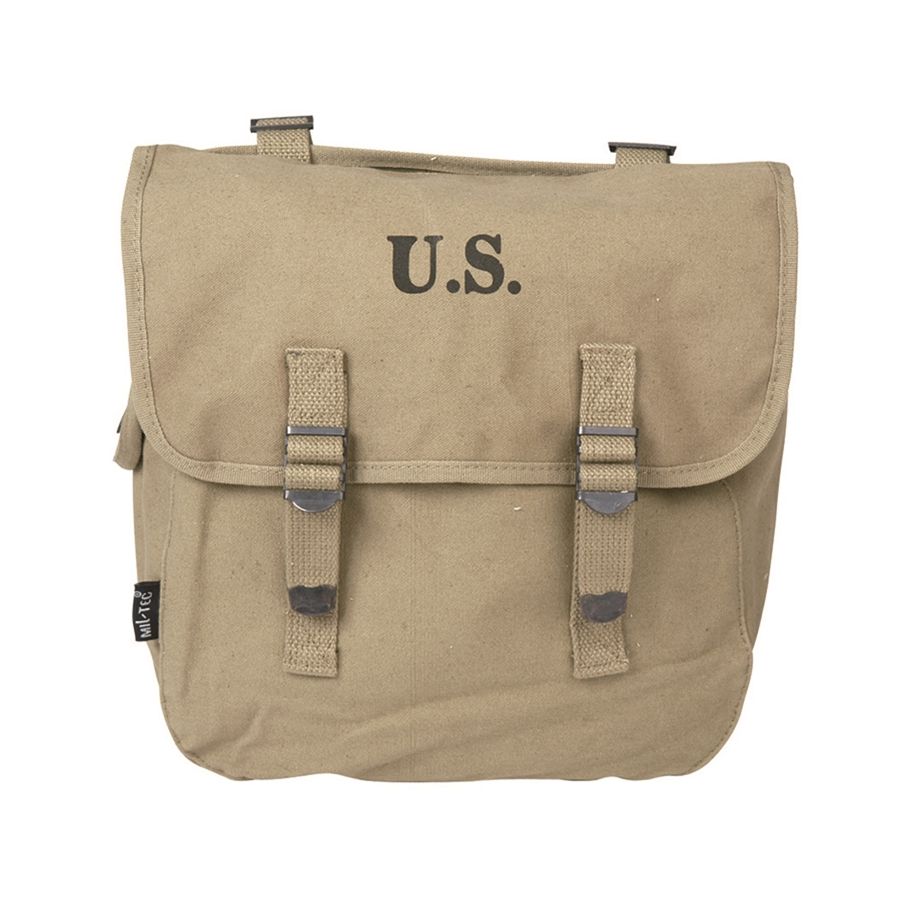 Bolsa Musette US M36 repro khaki 100% algodon