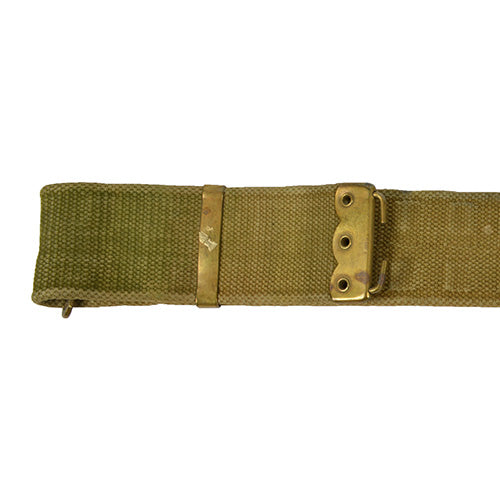 Cinturón británico M37 original usado, época II Guerra Mundial