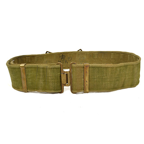 Cinturón británico M37 original usado, época II Guerra Mundial