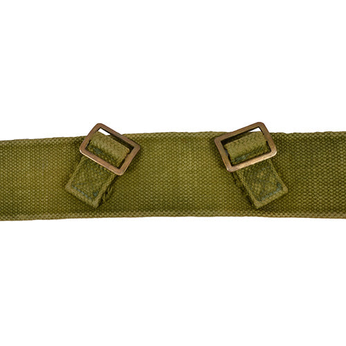 Cinturón británico M37 original usado, época II Guerra Mundial