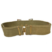 Cinturón británico M37 original usado, época II Guerra Mundial