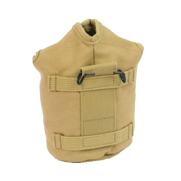 Funda réplica M1910 US para cantimplora khaki 0,9 l, clip para cinturón