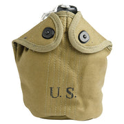 Funda réplica M1910 US para cantimplora khaki 0,9 l, clip para cinturón