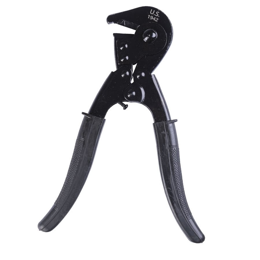 Alicates de corte US 1938 repro negros, mango acero carbono con PVC, cabeza cromo-vanadio 56–59 HRC