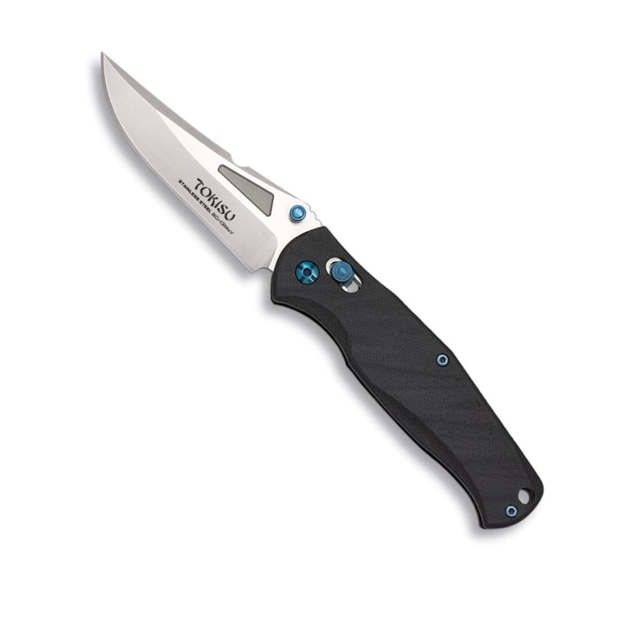 Cuchillo plegable TOKISU 18662 con hoja lisa y mango G10, color negro