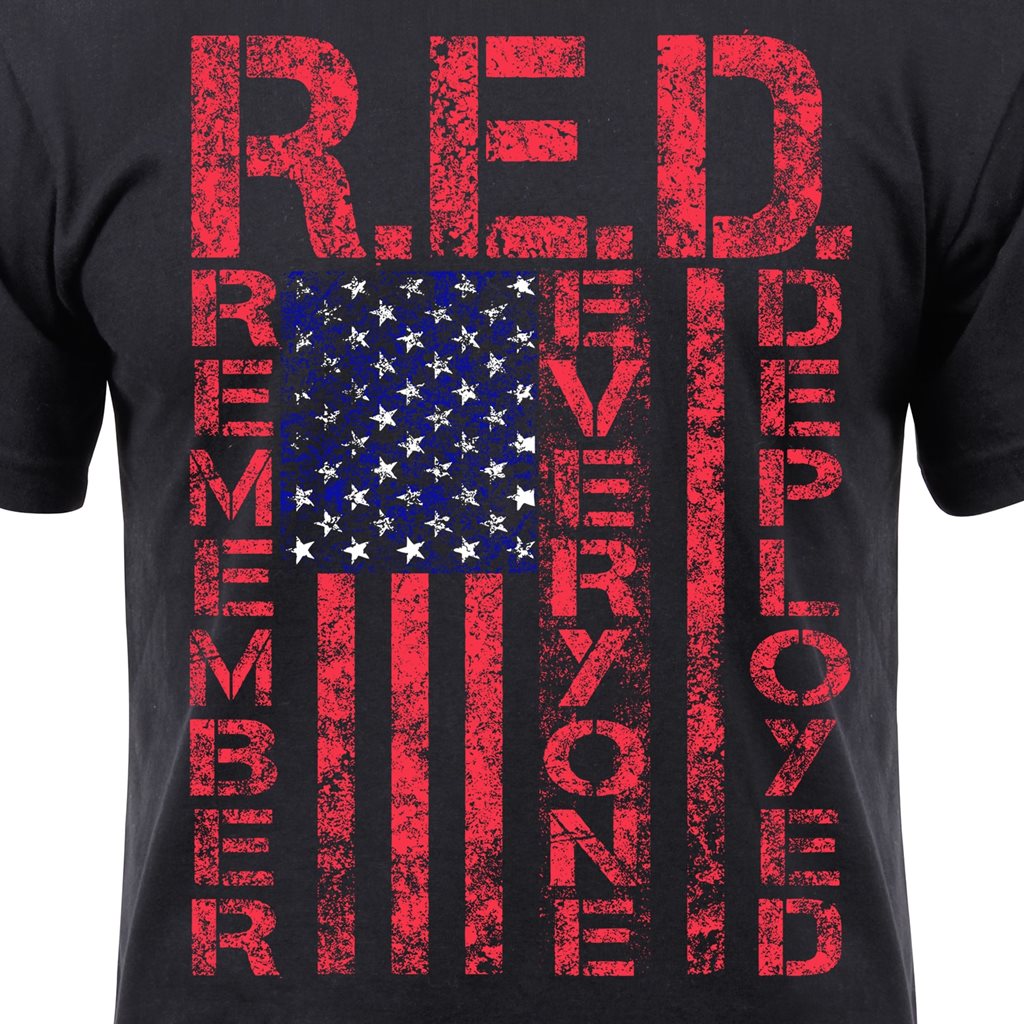 Camiseta R.E.D. ATHLETIC FIT negra