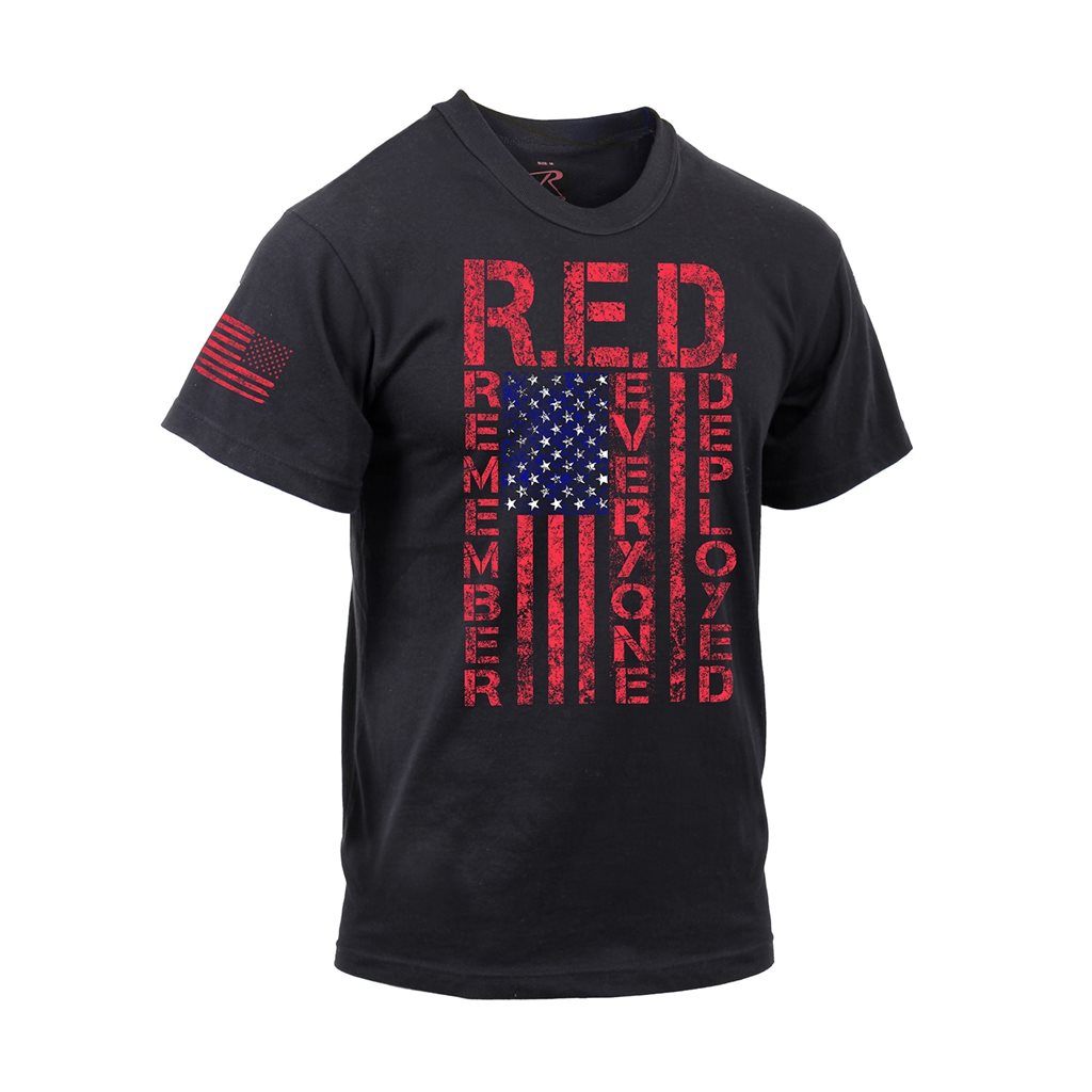 Camiseta R.E.D. ATHLETIC FIT negra