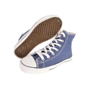 Zapatillas deportivas altas azules forradas con pelo, talla 36