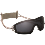 Gafas INFANTRY sin montura con goma y cristal ahumado
