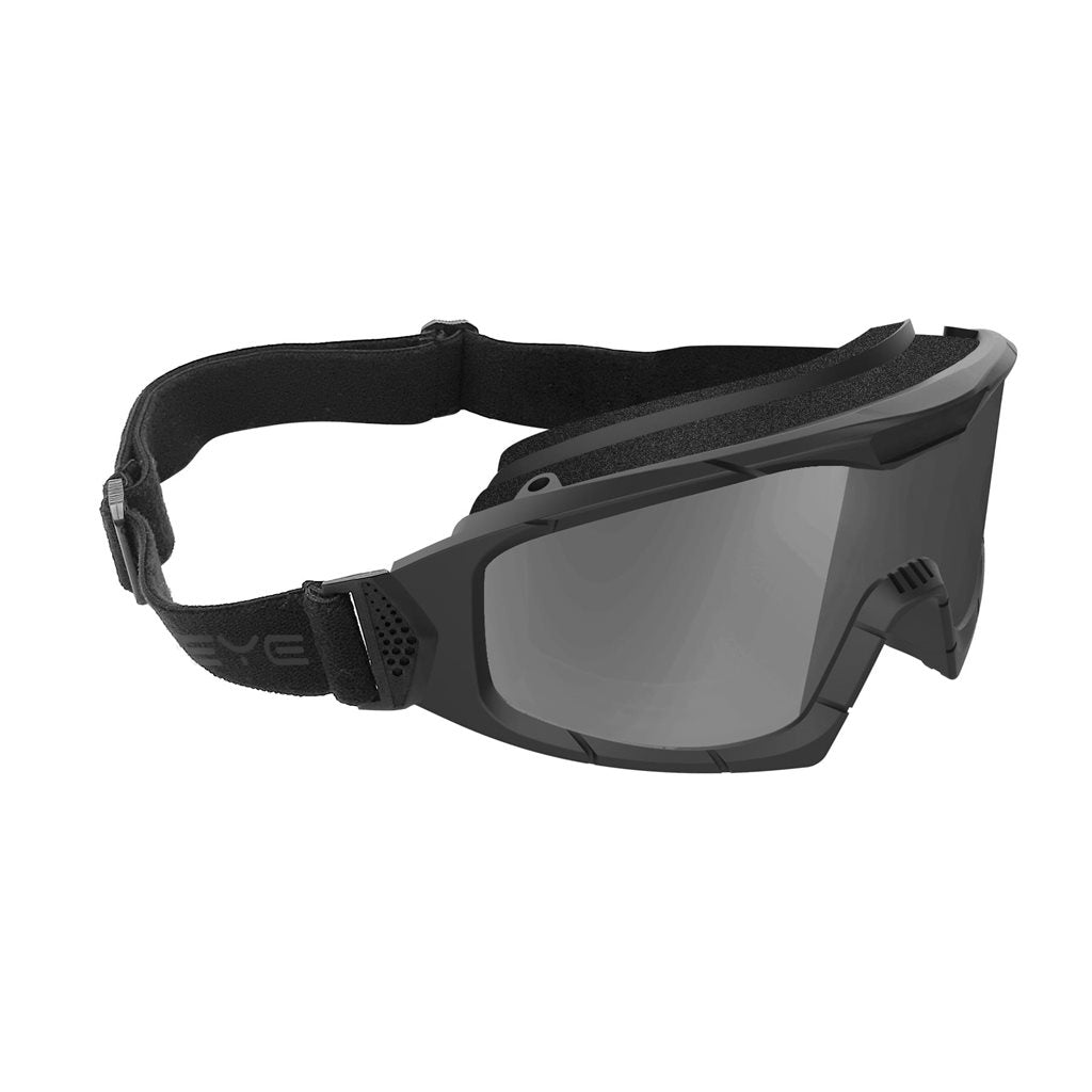 Gafas tácticas R-TAC con tres lentes (ahumado, transparente, naranja) - negro