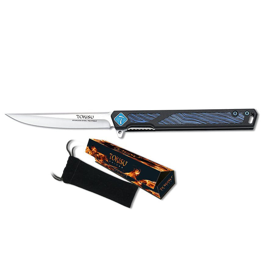 Navaja plegable INSERTION con hoja lisa y diseño elegante