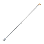 Asta metálica plegable de tres piezas para bandera de EE. UU. con adorno de aguila, 170 cm