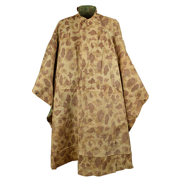 Poncho impermeable US WWII Pacific reversible original