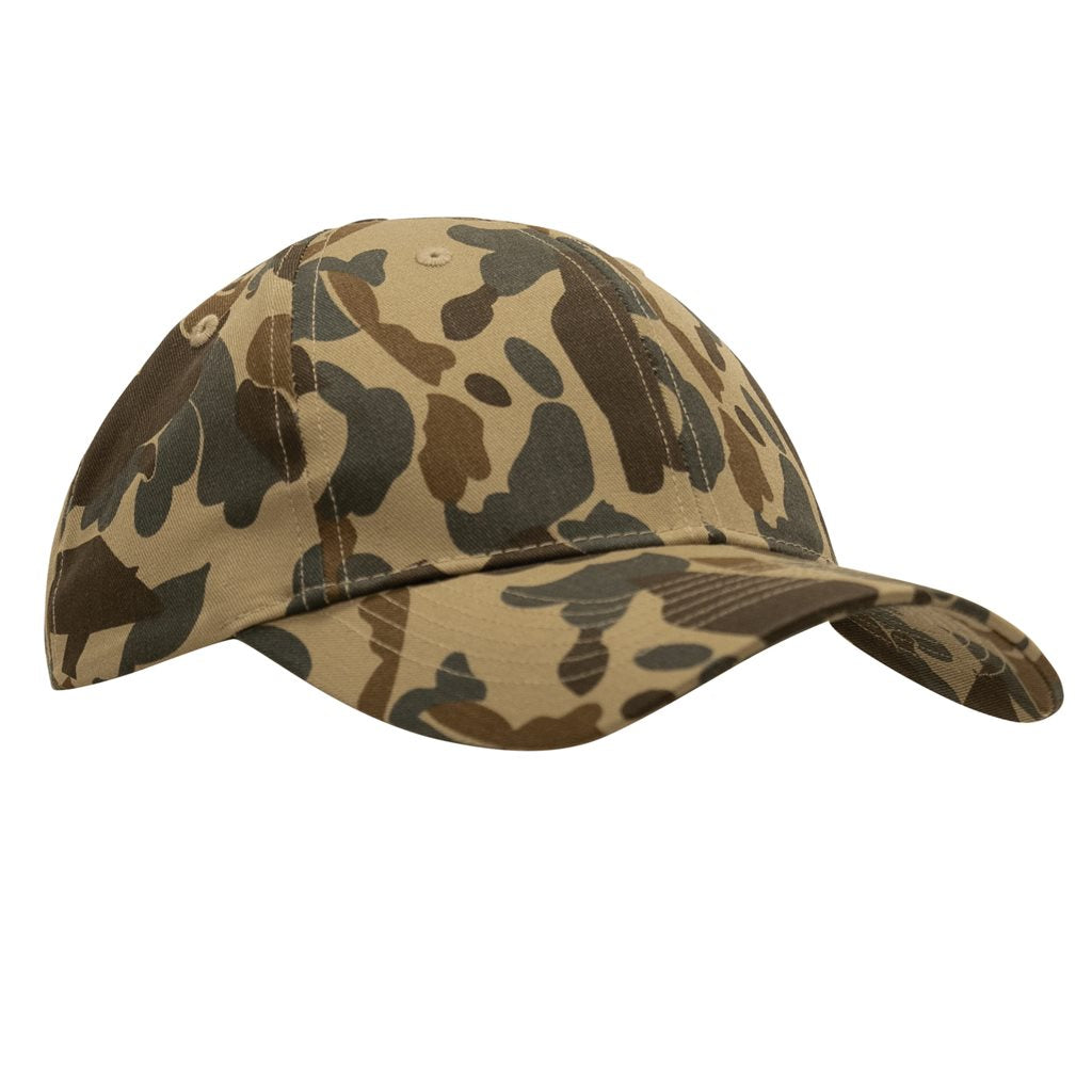 Gorra baseball perfil bajo en camuflaje FRED BEAR, tejido sarga 55% algodón 45% poliéster