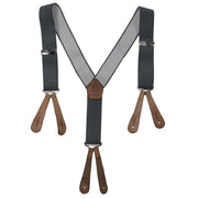 Tirantes británicos para pantalón, grises, originales y usados