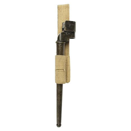 Bajoneta británica M37 original con colgador y funda