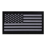Parche reflectante bandera EEUU con velcro negro 85 x 47 mm