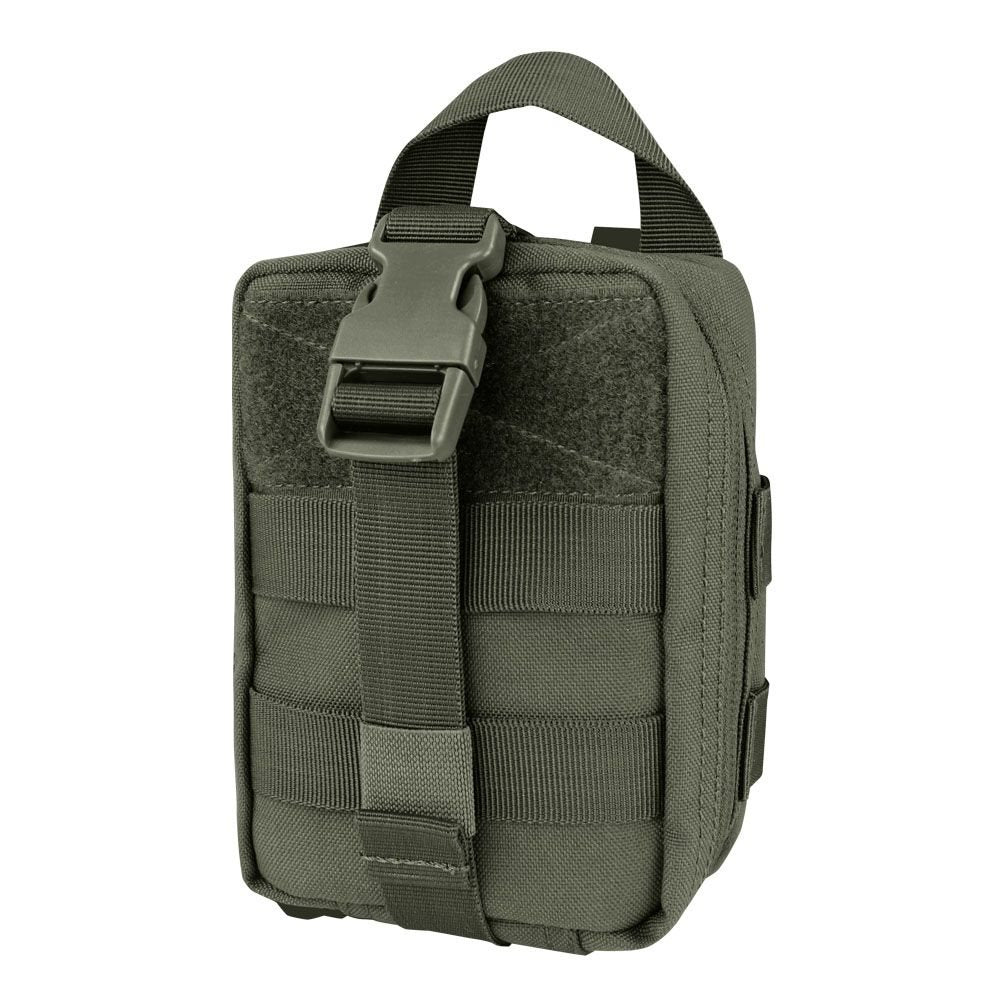 Estuche Pouzdro MOLLE EMT Lite verde Condor, vista frontal
