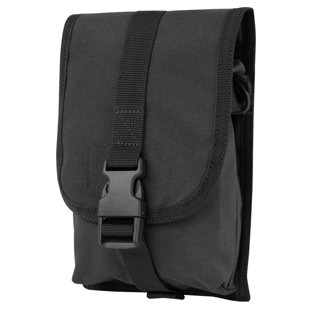 Funda Small Utility verde, bolsa universal de perfil bajo con fijación modular