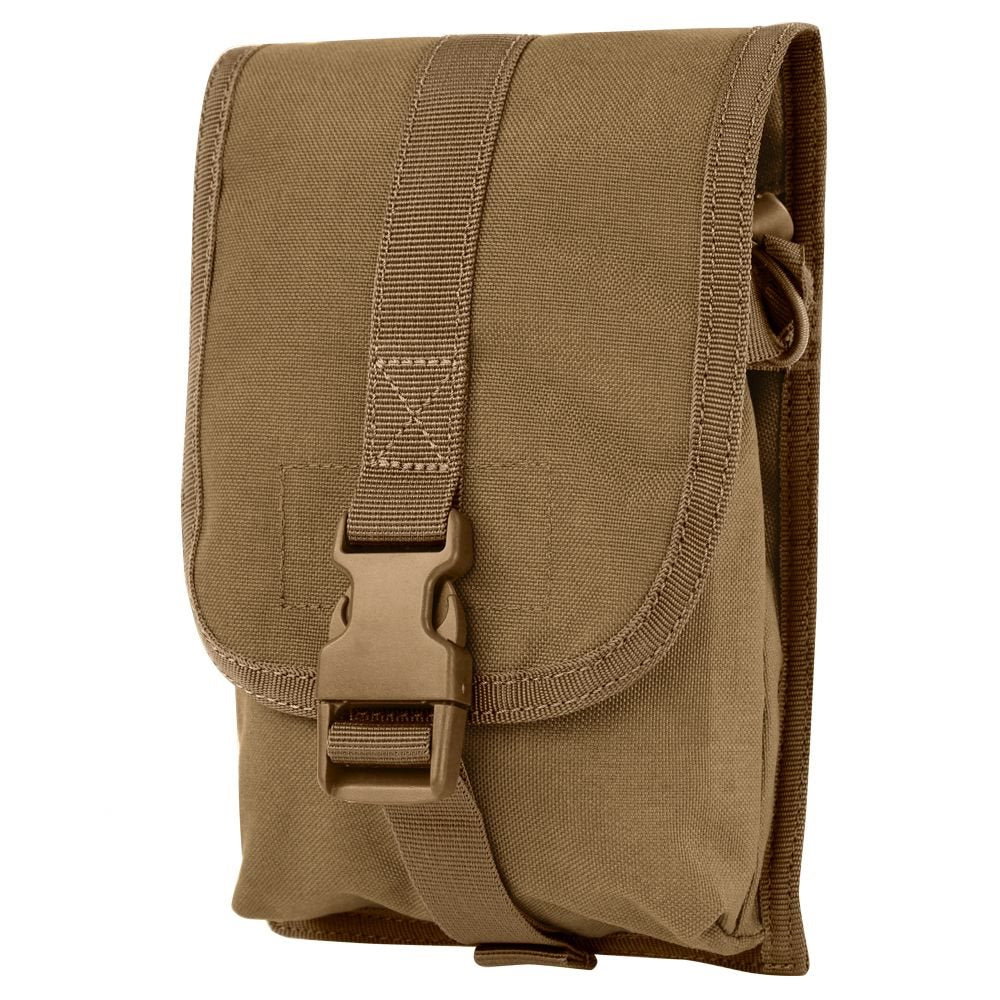 Funda Small Utility verde, bolsa universal de perfil bajo con fijación modular