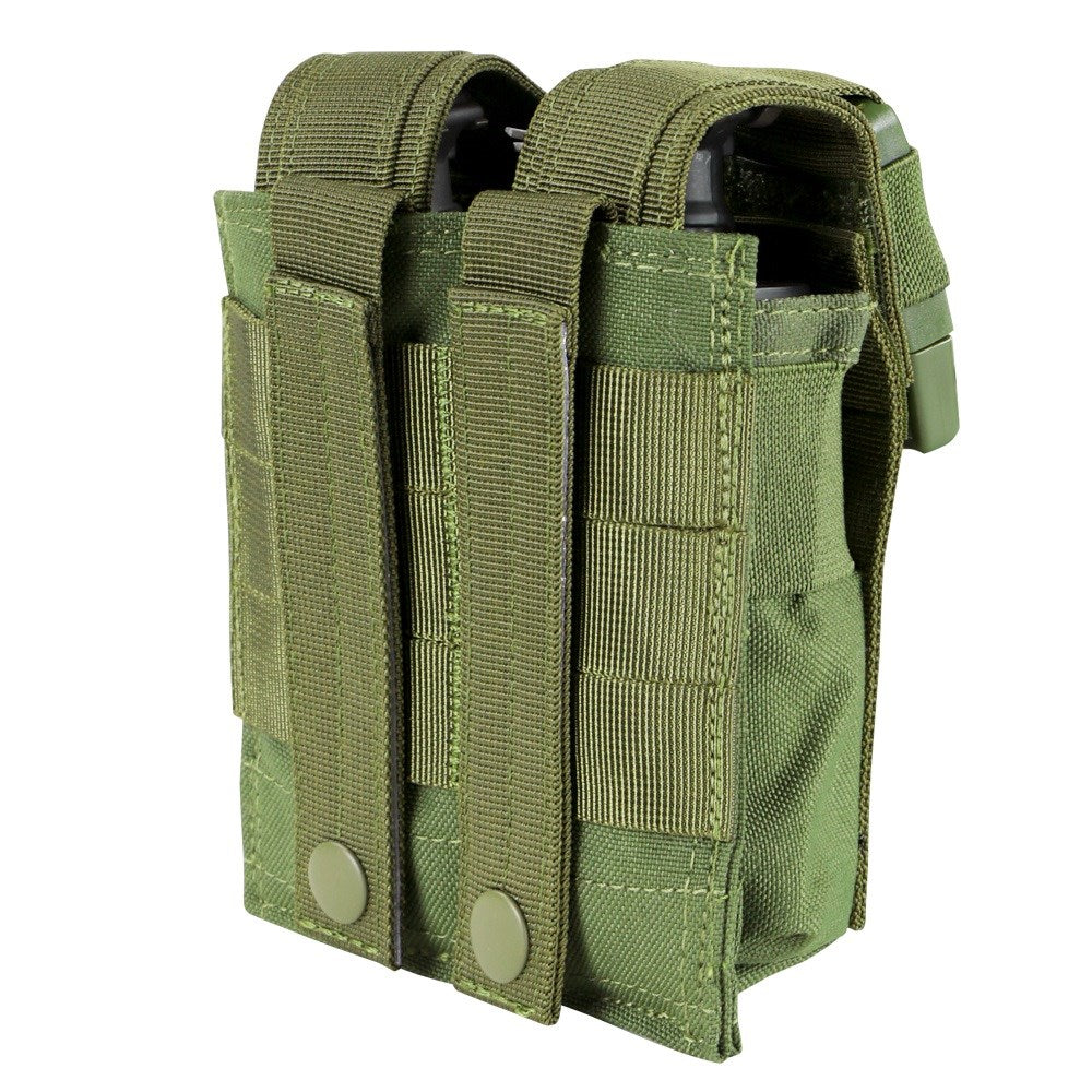 Funda MOLLE doble para granadas flashbang en color verde, 600D Cordura