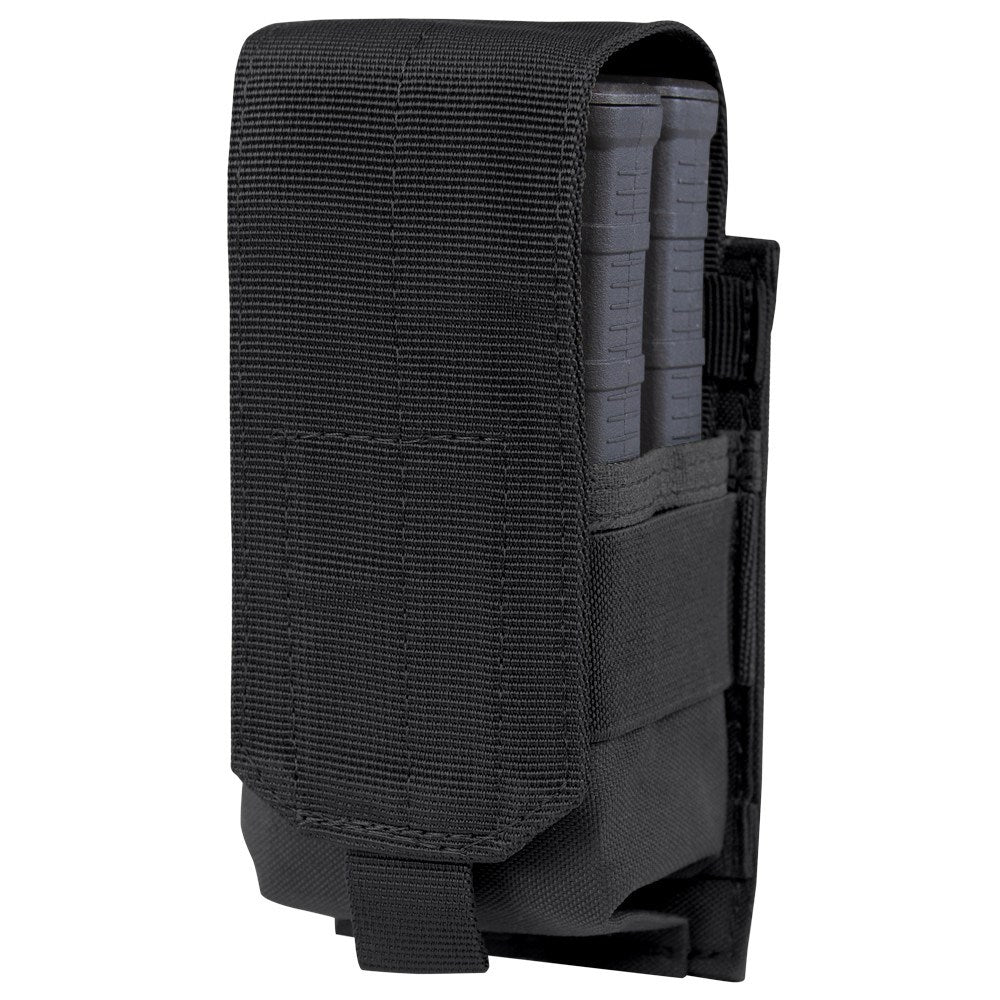 Funda verde para 2 cargadores M14 Gen. II con cierre de velcro y correas MOLLE
