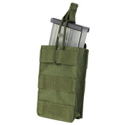 Funda abierta para cargador G36 en verde, sujeción con cordón elástico para 1 cargador