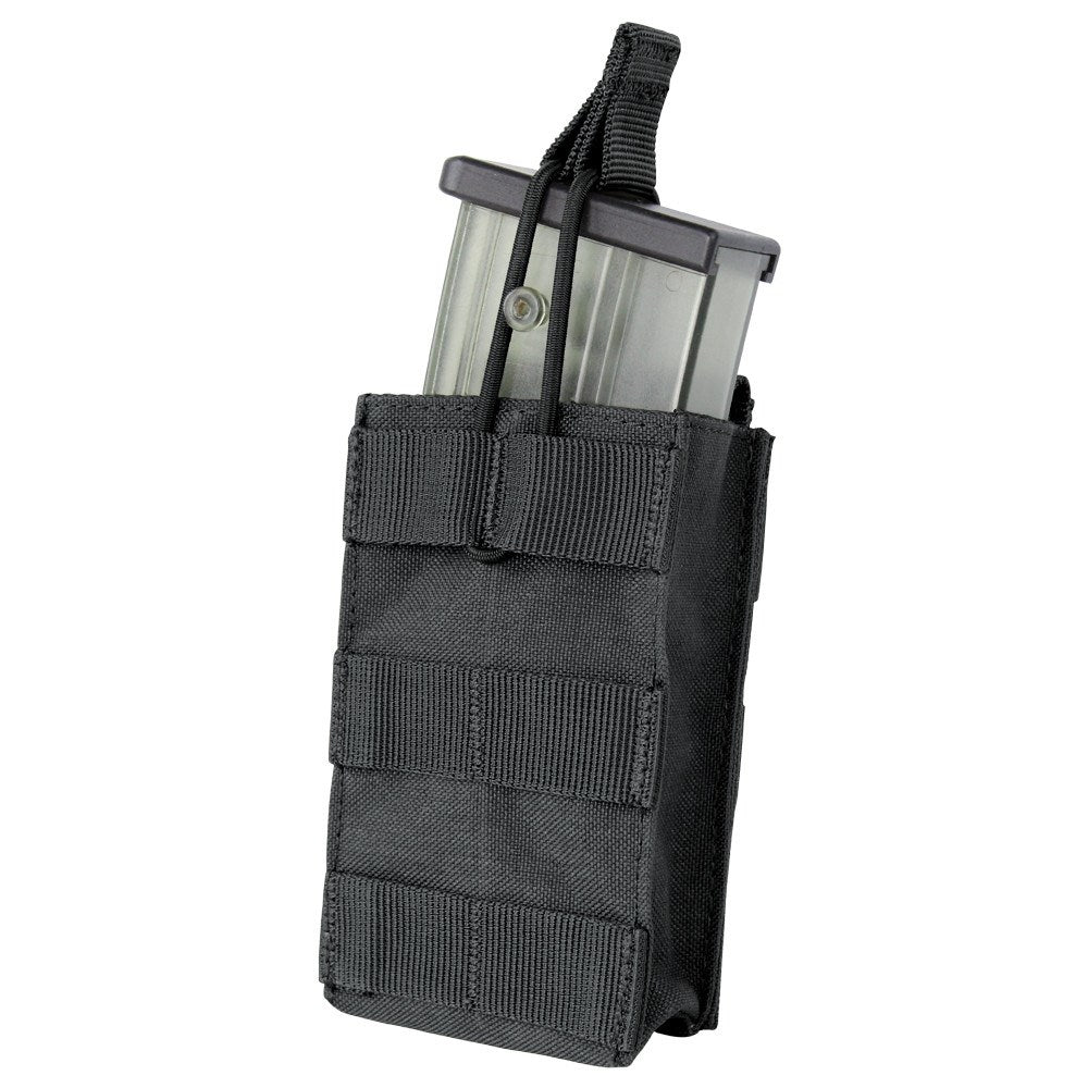 Funda abierta para cargador G36 en verde, sujeción con cordón elástico para 1 cargador