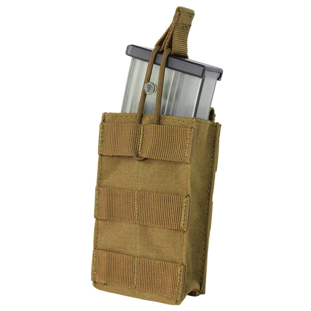 Funda abierta para cargador G36 en verde, sujeción con cordón elástico para 1 cargador