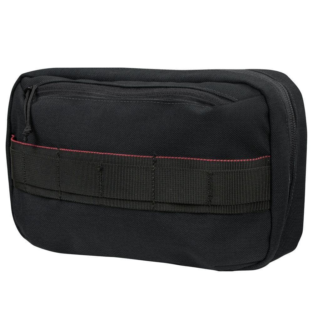 Riñonera TECH MOLLE negra para electrónica, cables y baterías