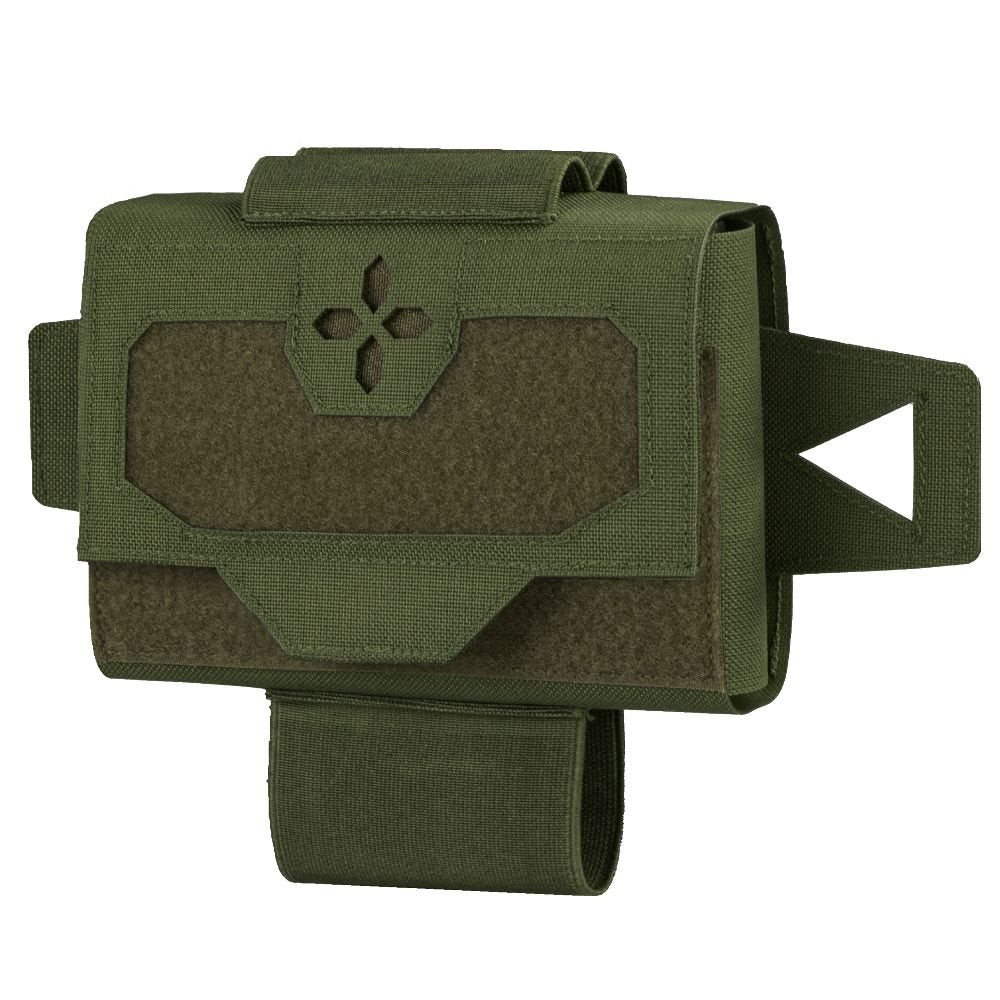 Funda verde del Botiquín Micro TK Gen II, diseño compacto de dos piezas