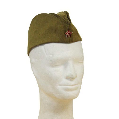 Lodička rusa soviética original en algodón - gorra militar de época