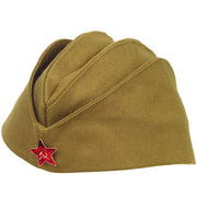 Gorra lodička rusa con insignia repro, réplica según original soviético
