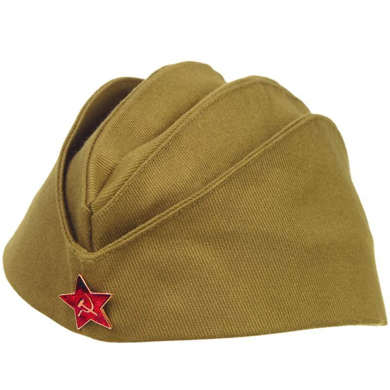 Gorra lodička rusa con insignia repro, réplica según original soviético