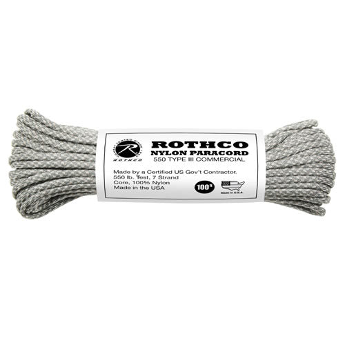 Cuerda Paracord de nylon 550LB ø 4 mm, 30 m
