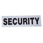 Parche reflectante para espalda con texto SECURITY, aprox. 30,5 x 9 cm