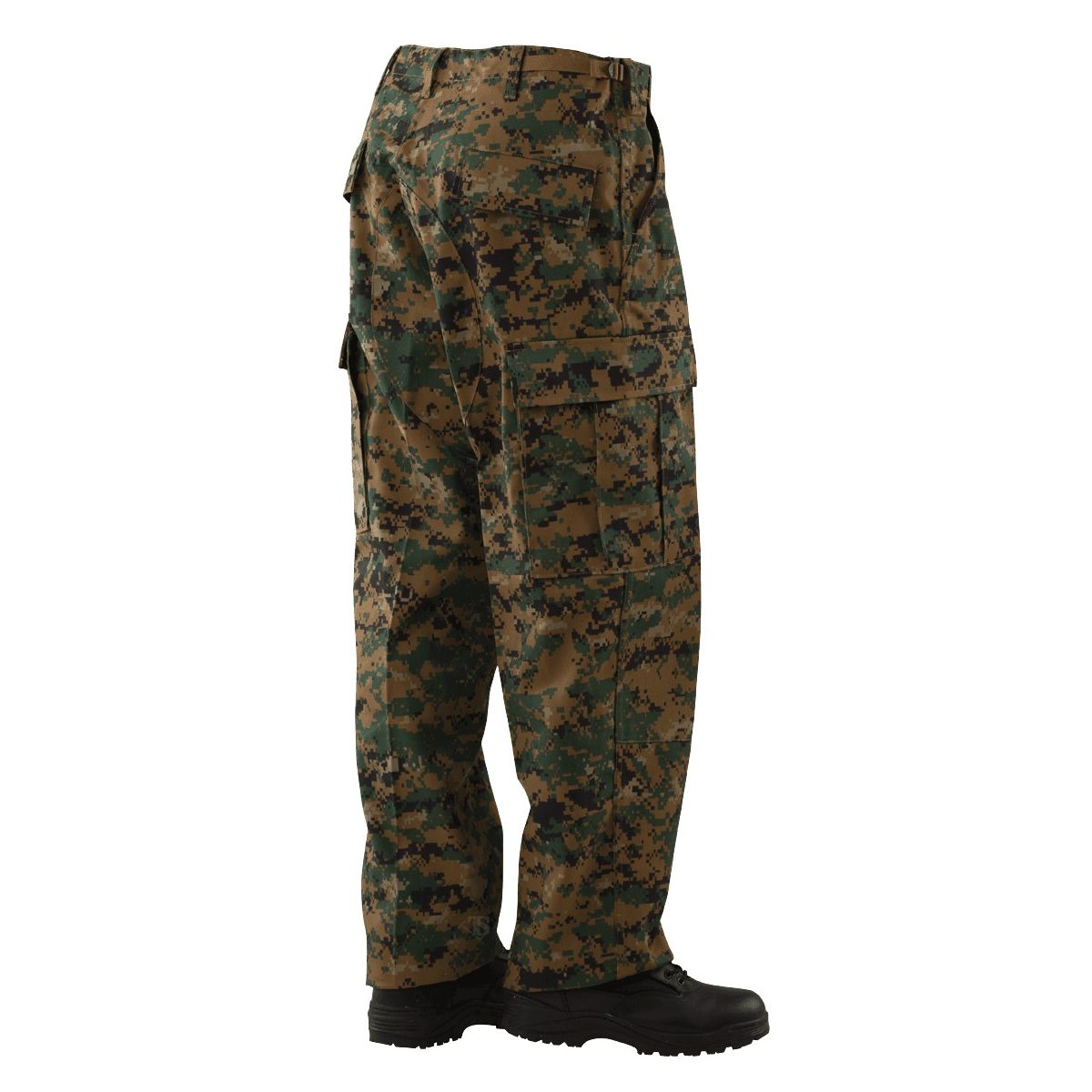 Pantalones USMC MARPAT (Digital Desert) vista frontal con bolsillos