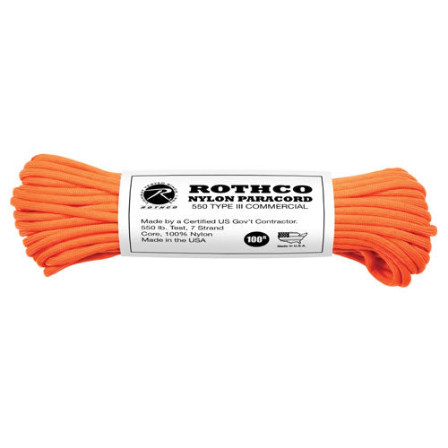Cuerda Paracord de nylon 550LB ø 4 mm, 30 m
