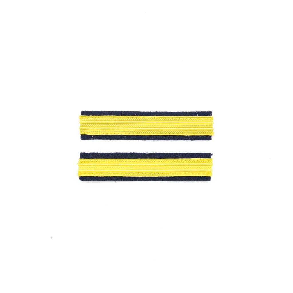 Insignia de rango NVA 'Leutnant zur See' para manga - parche militar