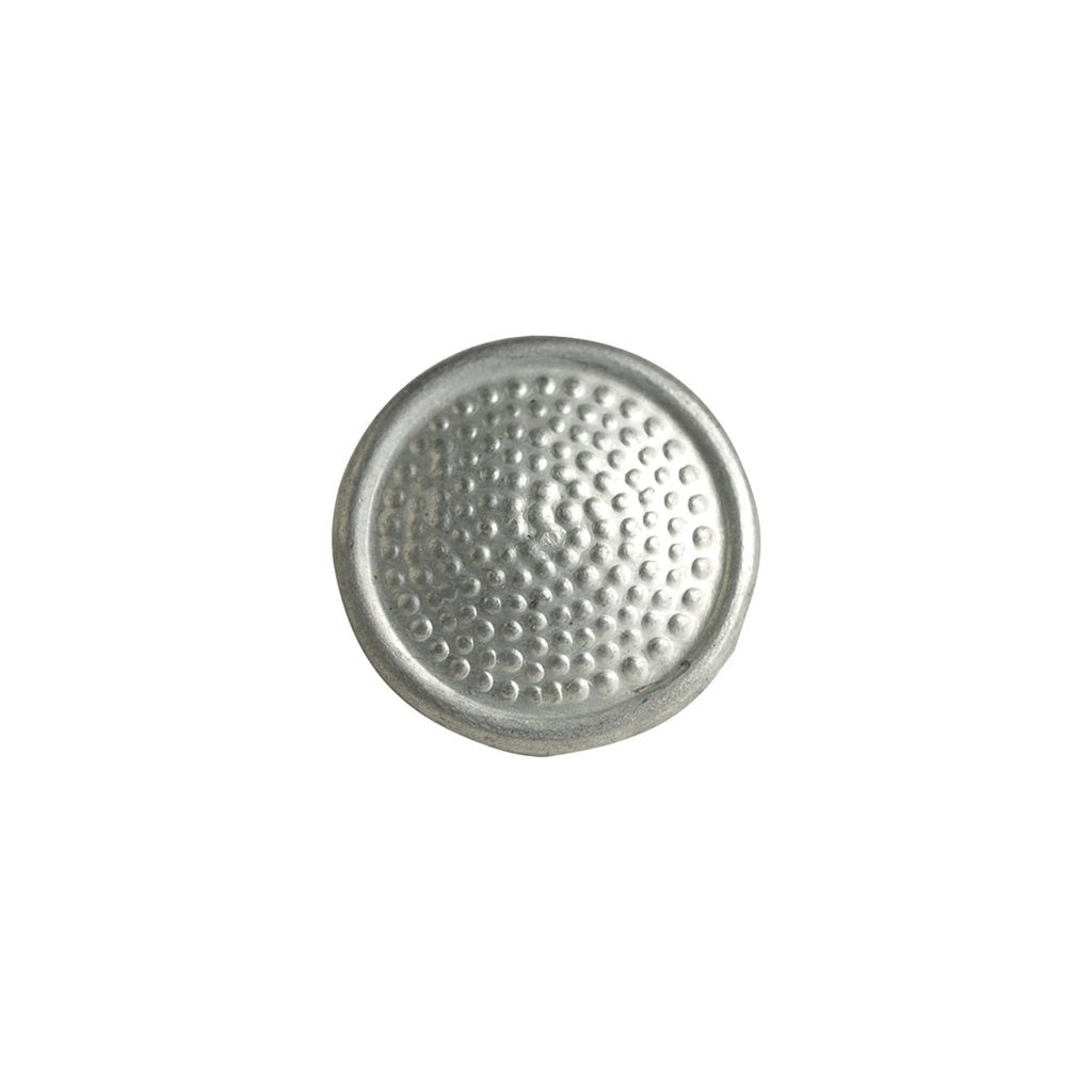 Botón NVA aluminio plateado 16 mm para hombreras