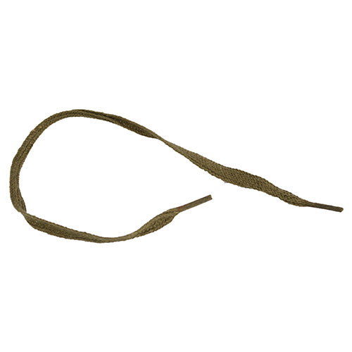 Cordón plano corto NVA verde y marrón, 23–25 cm, originalmente para sandalias