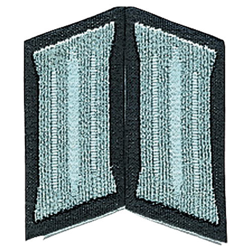 Hombrera NVA Soldat - Vojín blanca, insignia de rango