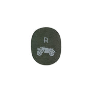 Parche oval NVA 'KOMMANDANTENDIENST' aprox. 5 x 6 cm