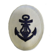 Parche NVA Maat Militärmusikdienst oval con ancla y arpa, aprox. 7 x 9 cm