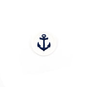 Parche NVA unidades navales blanco, círculo con estrella, 6 cm