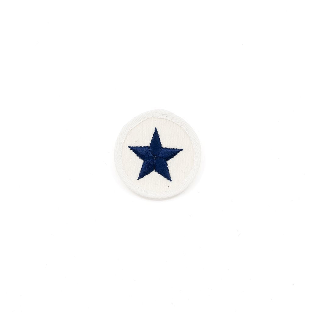 Parche NVA unidades navales diseño circular con estrella diámetro 6 cm