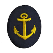 Parche oval de unidad naval NVA Maat con ancla, 7 x 9 cm