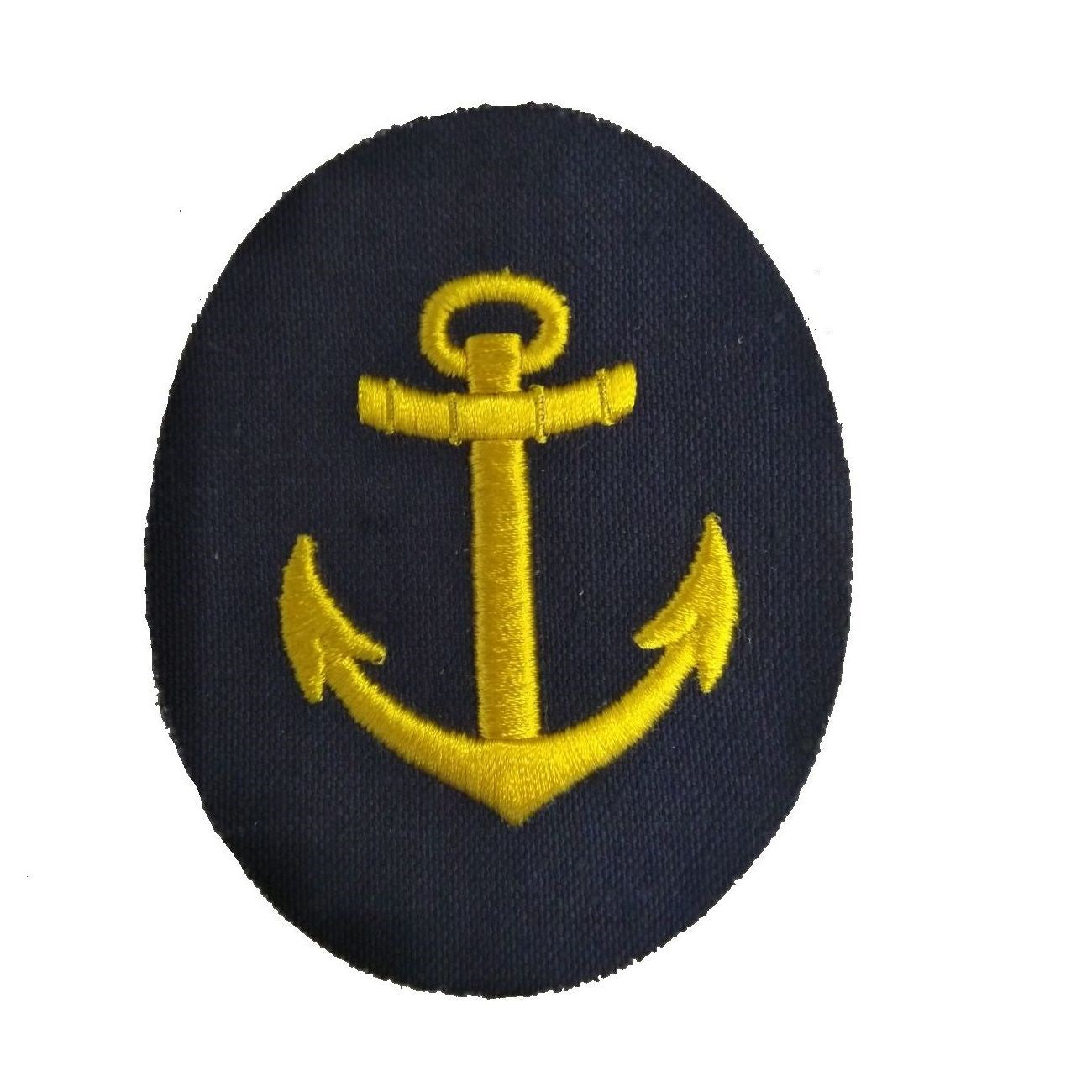 Parche oval de unidad naval NVA Maat con ancla, 7 x 9 cm