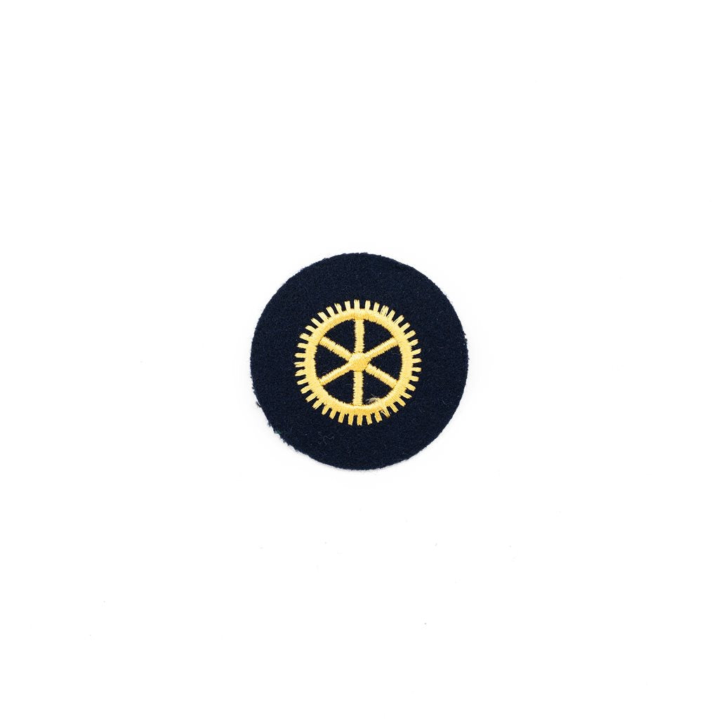 Parche NVA unidades navales diseño circular con estrella diámetro 6 cm