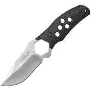 Cuchillo COMB hoja fija con perforaciones en forma de panal y recubrimiento titanio